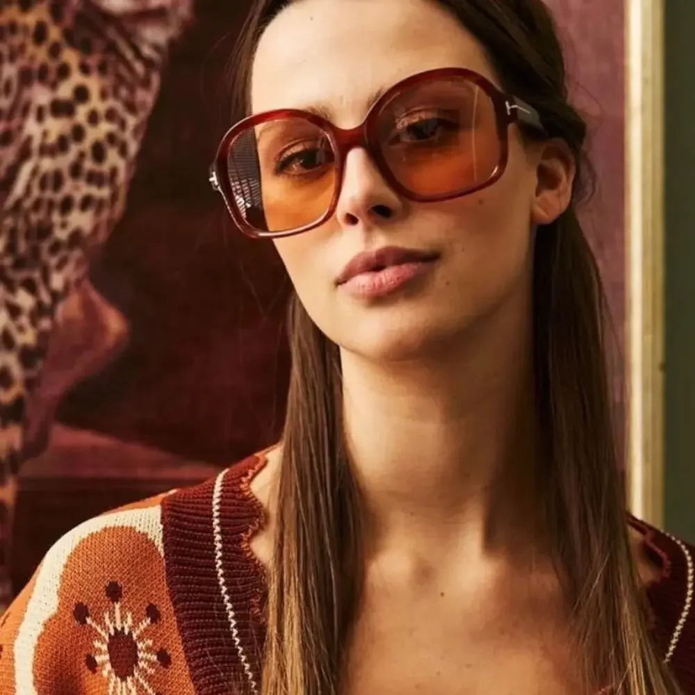 Copied - New, TOM FORD Hanley Sunglasses TF1034 52F Authentic